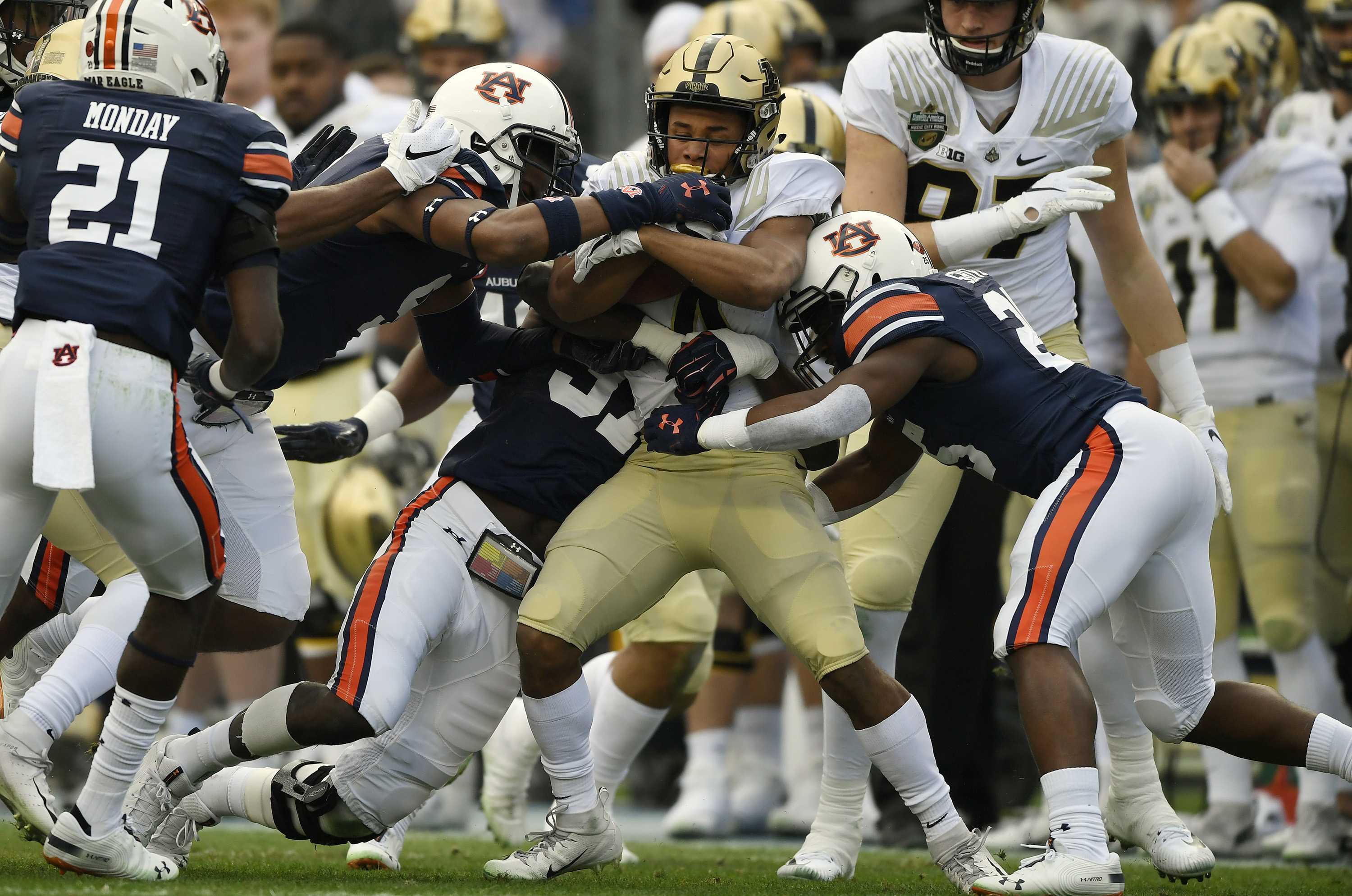 Auburn Has Record-setting Day In 63-14 Blowout Of Purdue In Music City Bowl