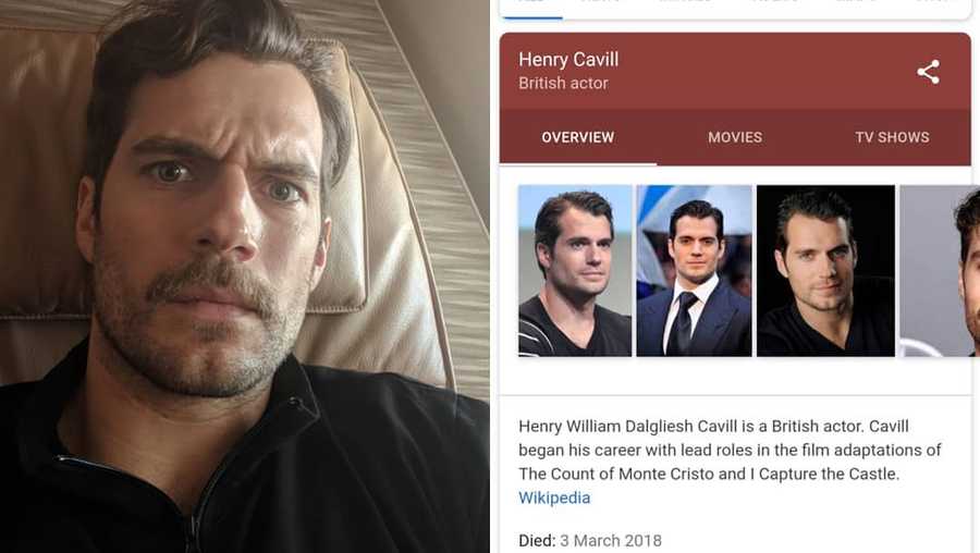 Henry Cavill Death hoax