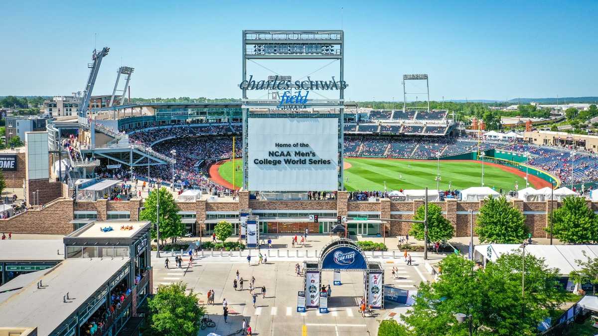 Men's College World Series 2023 LSU Tigers Omaha Summer Home Of