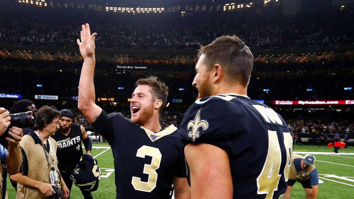 Broncos acquire kicker Lutz from Saints, reuniting him with Payton