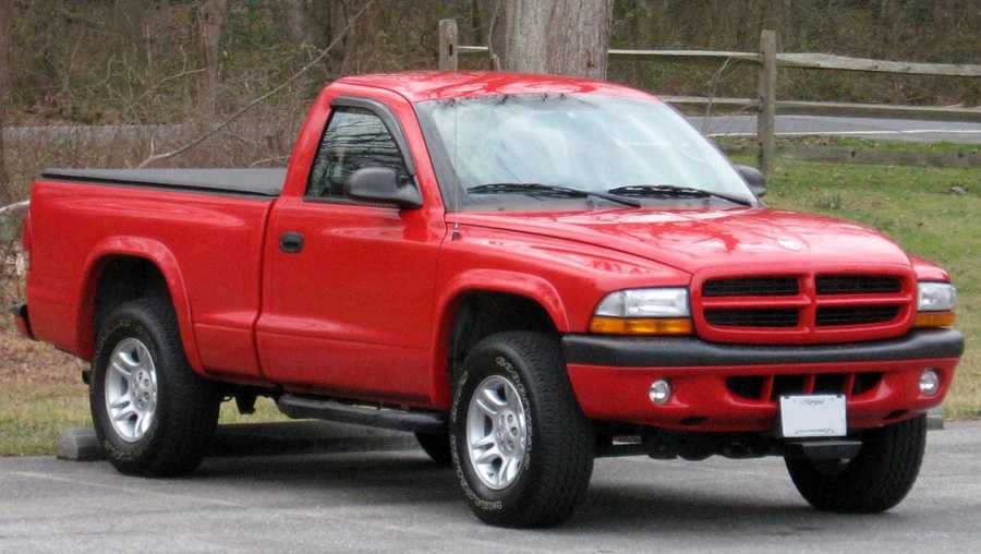Truck similar to this red Dodge Dakota may have been involved in incident