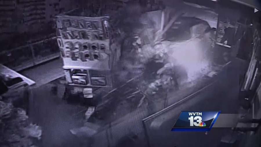 PHOTOS: Surveillance images of smash-and-grab burglary at Alabama gun store