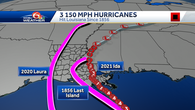 three&#x20;category&#x20;4&#x20;hurricane&#x20;landfalls&#x20;in&#x20;louisiana