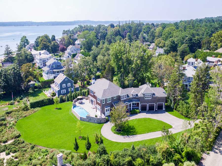 Beachfront home on market in Duxbury for 5.75M