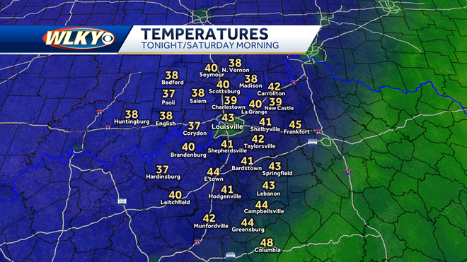 Strong cold front could bring fall frost