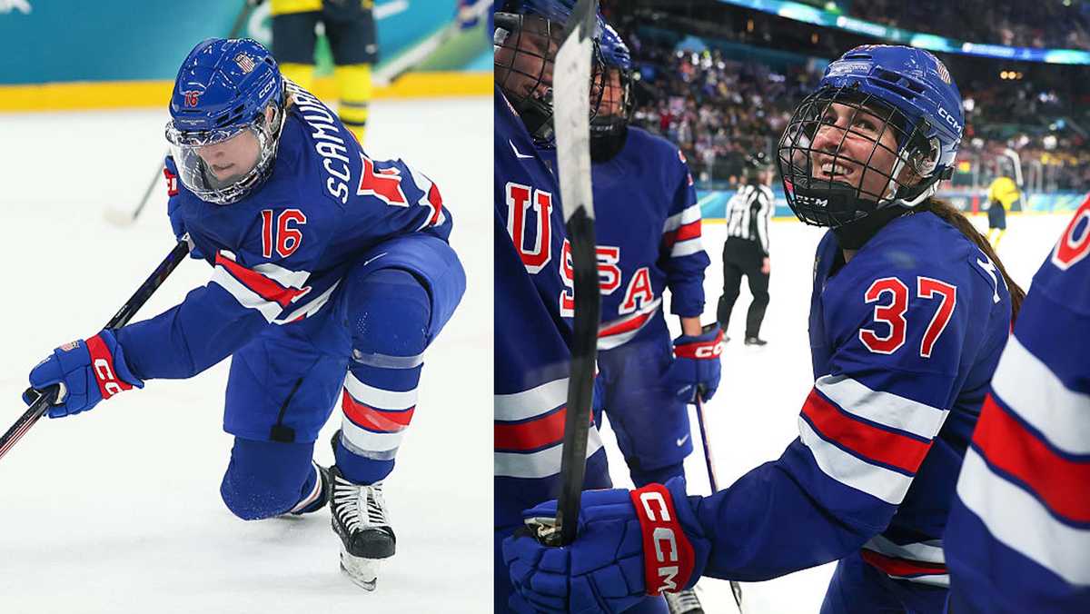 Watch: U.S. women's hockey scores 3 goals in less than 3 minutes en route to gold medal game