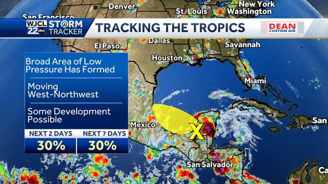 Savannah: Tracking showers and thunderstorms