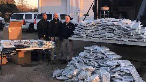 300 lbs. of marijuana seized during traffic stop