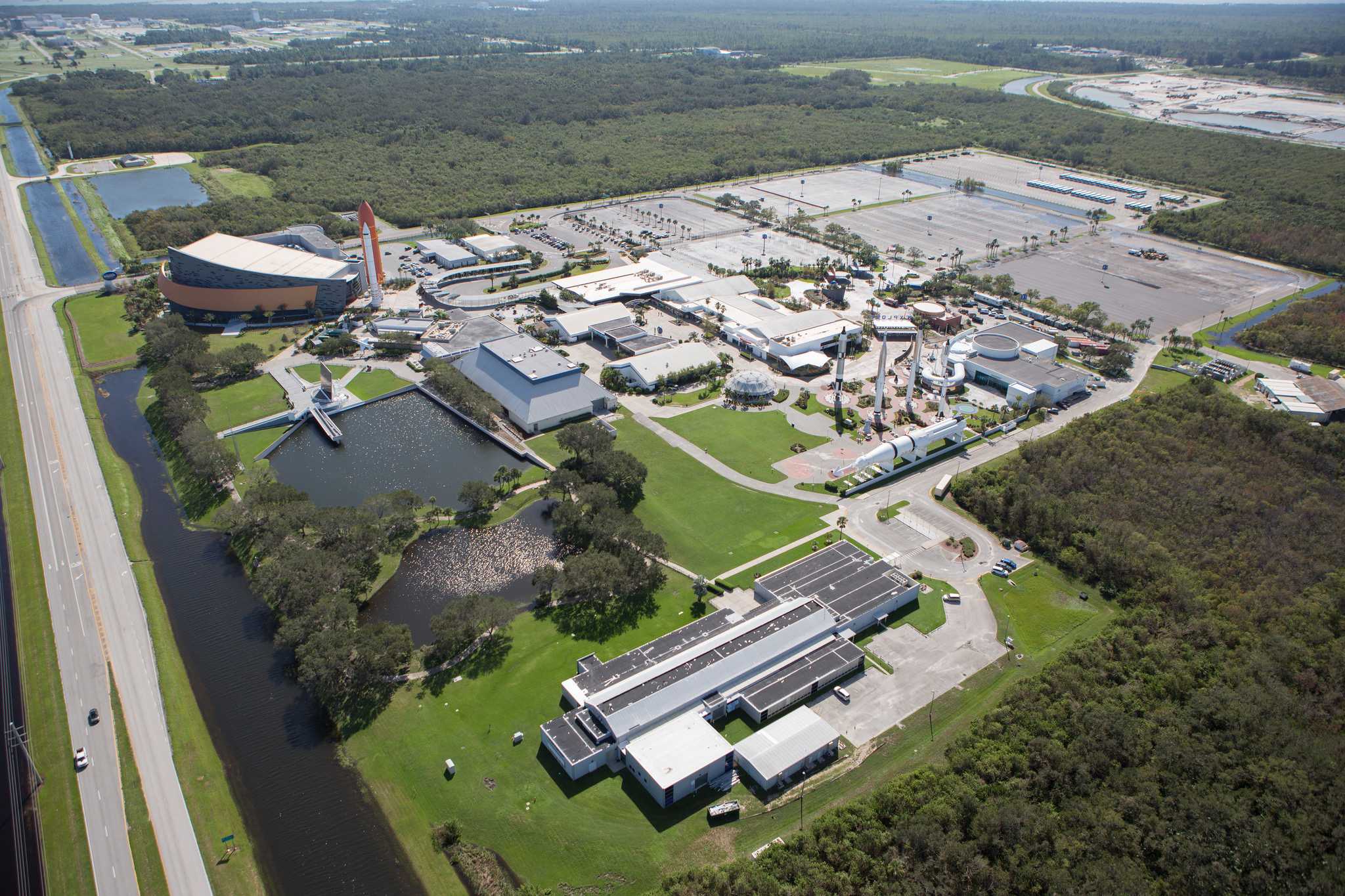 Photos: Aerial Tour Of Kennedy Space Center Damage