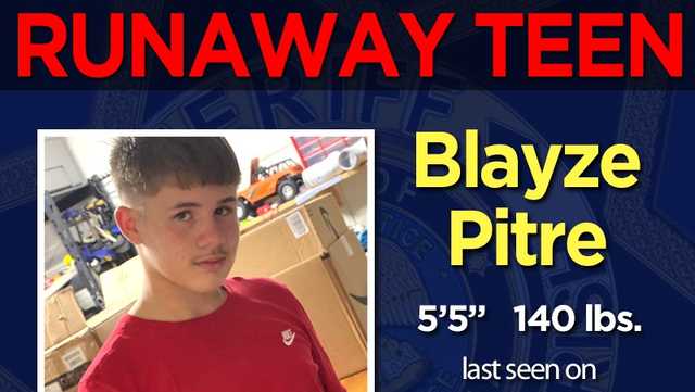 Lafourche Parish Sheriff's Office searching for missing 17-year-old boy - Vimarsana News
