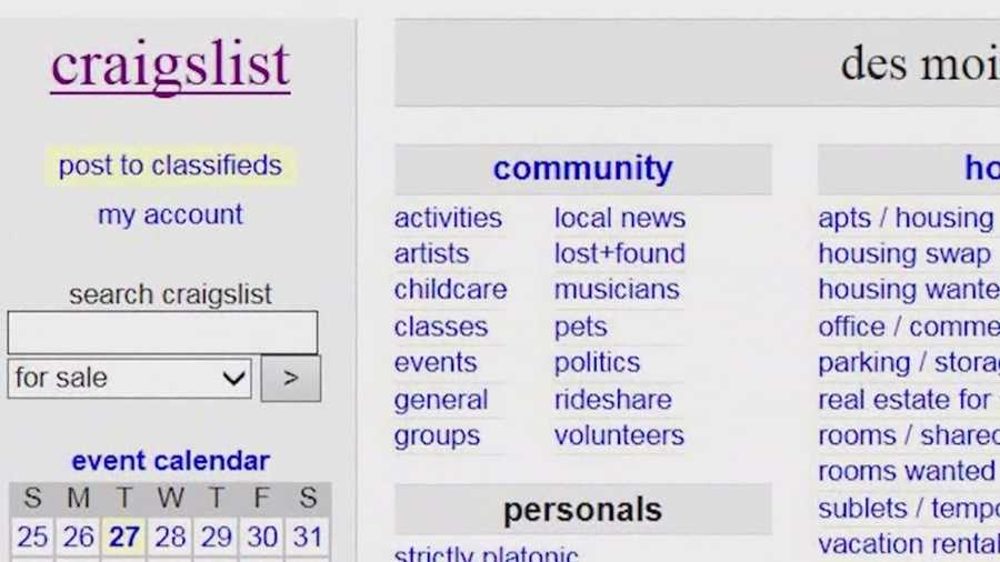 Craigslist removes notorious personals section