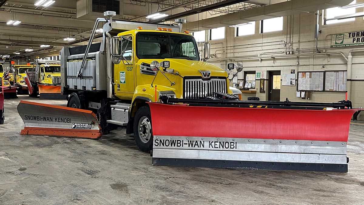 'Plow Chicka Plow Wow' Ohio Turnpike names winners of snow plow naming