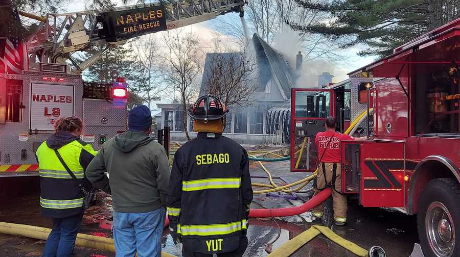 Home burns down in Naples on Bayou Road