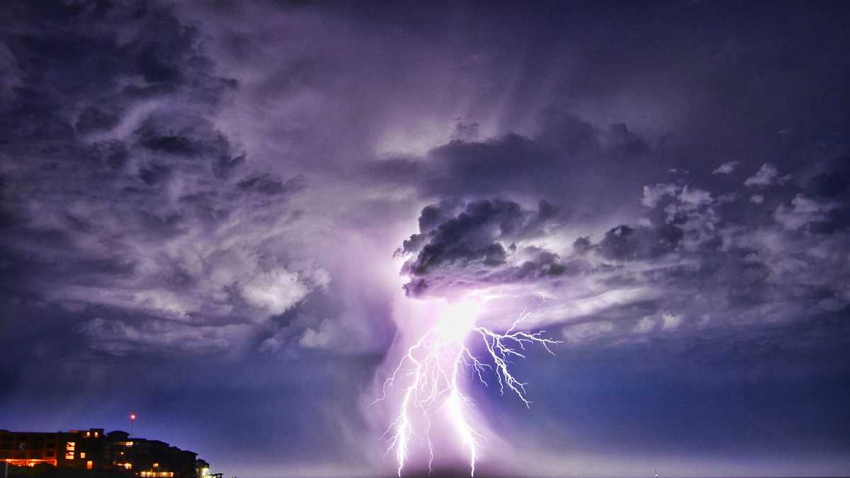 GALLERY: Lightning storm lights up the Central Coast