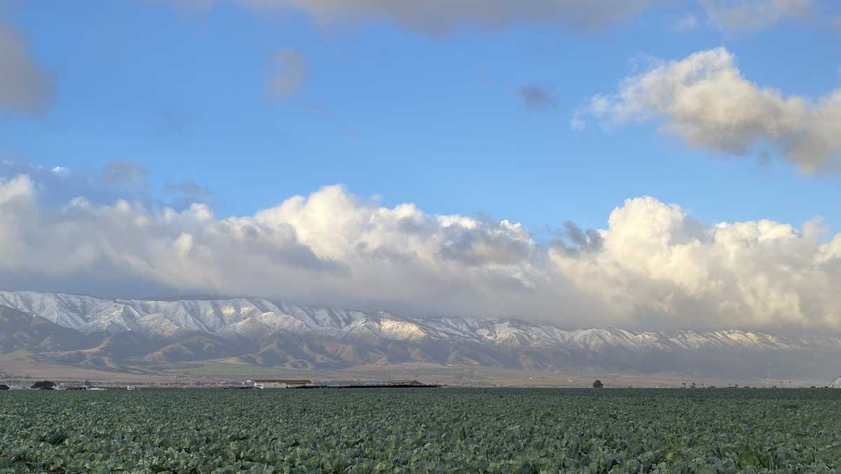 Where and when you can expect snow on the Central Coast