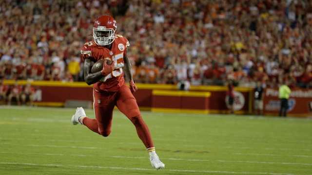 Kansas City's Holmes to miss rest of season