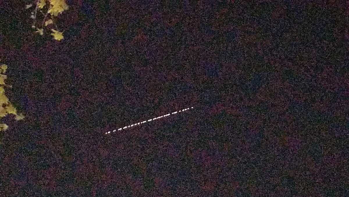 SPACE X STARLINK WATCH Oklahomans capture video of ‘row of lights’ in the night sky