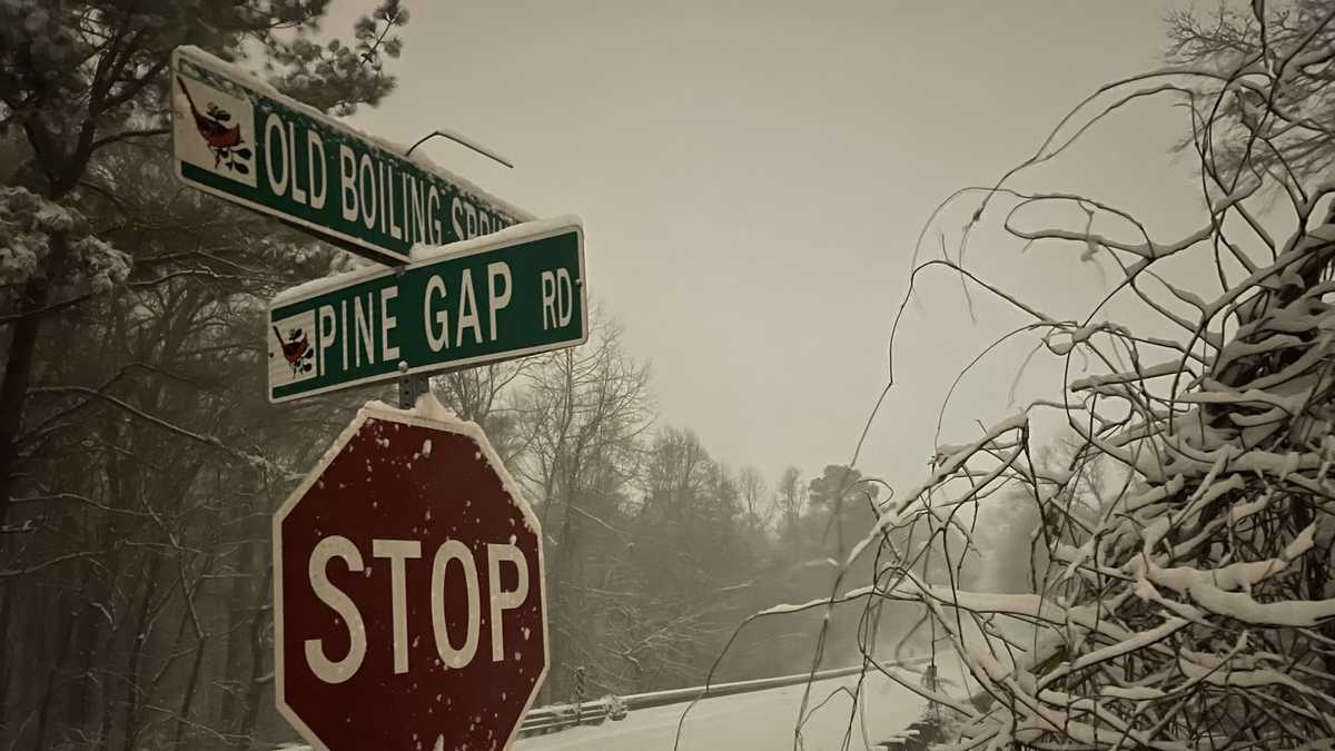 South Carolina Snow pictures