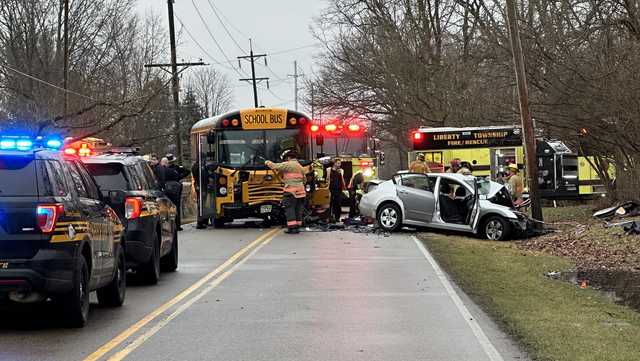 Crews respond to crash involving Lakota school bus with 50 students onboard - Vimarsana News