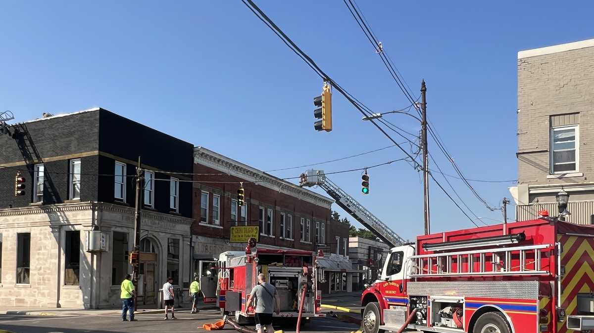 Structure fire reported on East Main Street in Blanchester