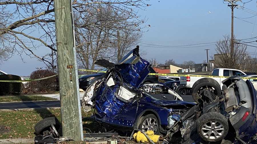Coroner ID's man who died in crash that split car in half in Anderson