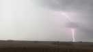 Lightning strike near Eldora, Iowa, on April 16, 2024