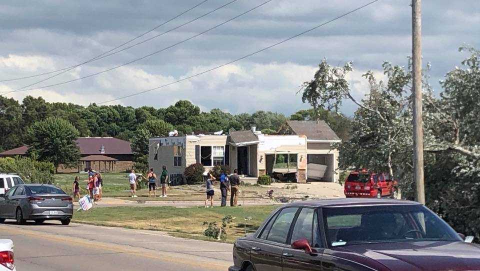 Storm causes severe damage to homes in Bondurant
