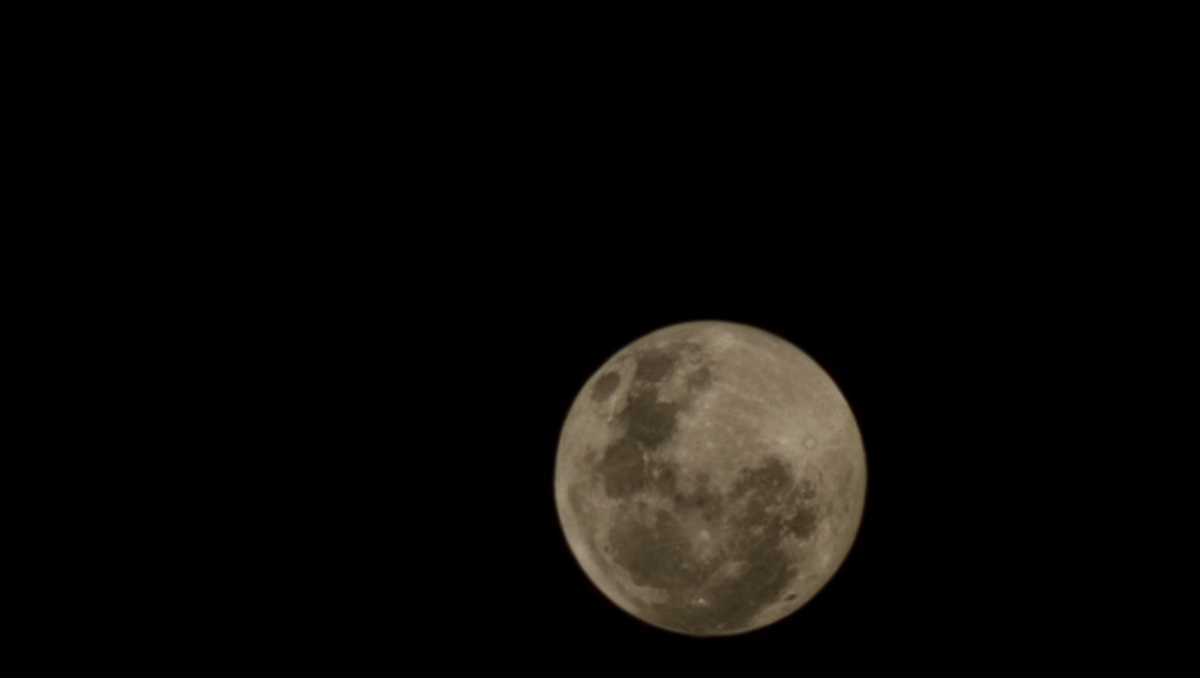 Harvest Moon illuminates night sky in Pa.