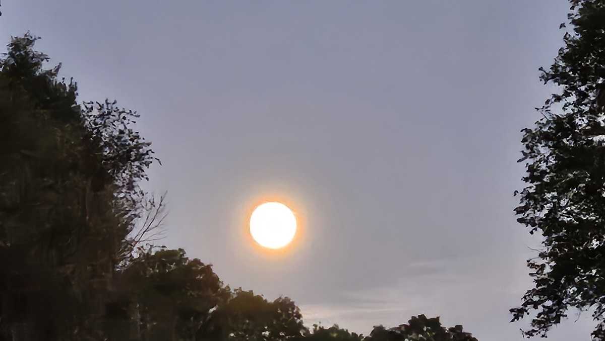 Harvest Moon illuminates night sky in Pa.