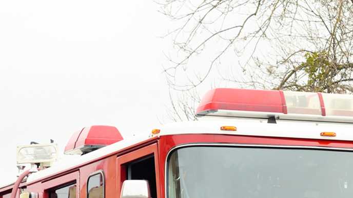 Firefighter in serious condition after fire truck crash, officials say