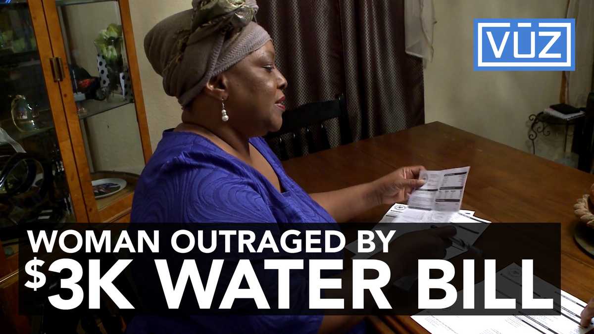Woman Fuming Over Massive Water Bill