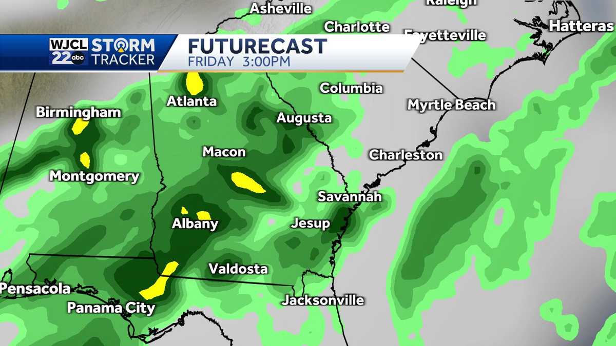 Savannah: Tracking showers and thunderstorms - WJCL