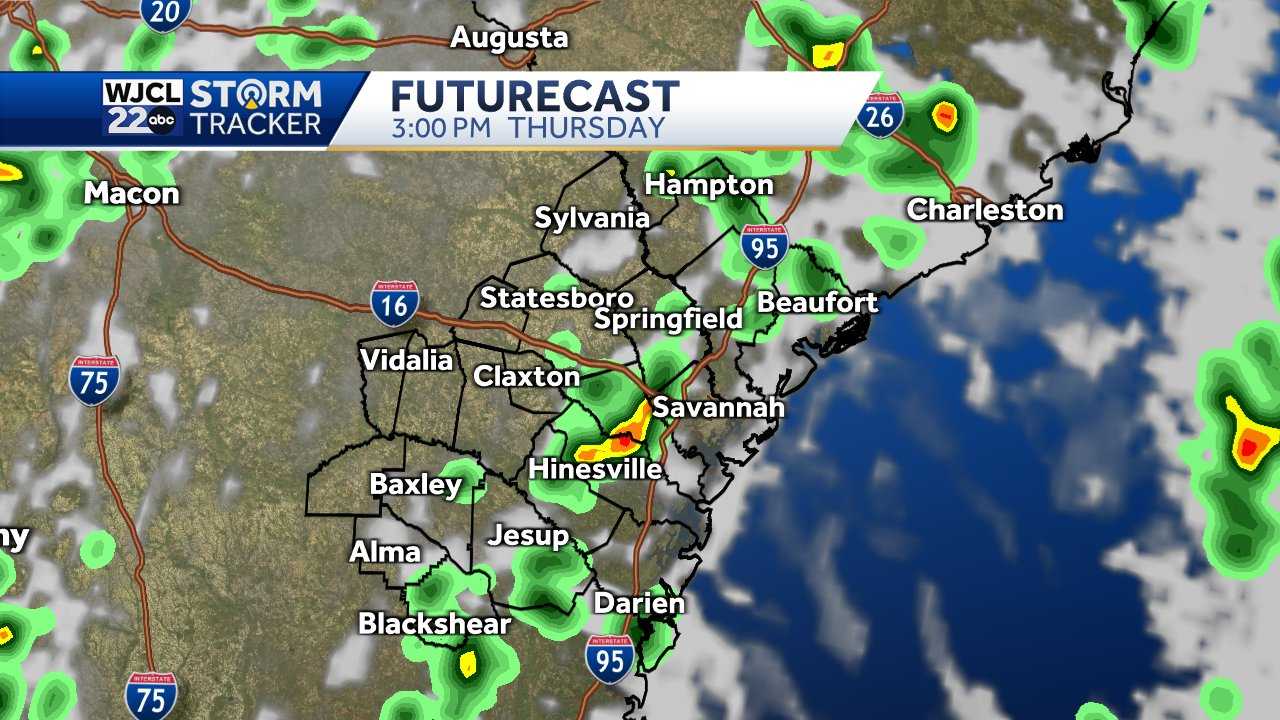 Savannah: Tracking more showers & thunderstorms - WJCL