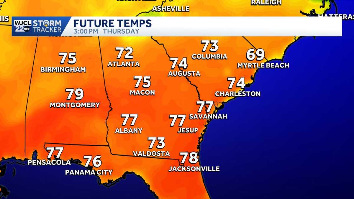 Feeling like spring...when highs may reach the 80s in parts of Southeast Georgia, Lowcountry