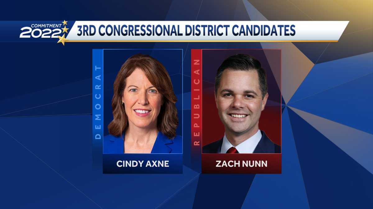 Incumbent Rep. Cindy Axne and challenger Zach Nunn debate in battle for ...