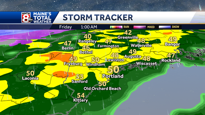 Maine to get hit with high winds, heavy rain from storm