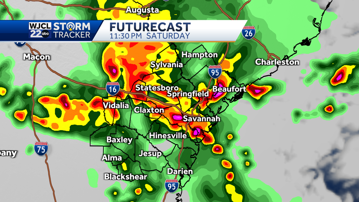 Impact weekend as heavy rain continues for SE Georgia and the Lowcountry