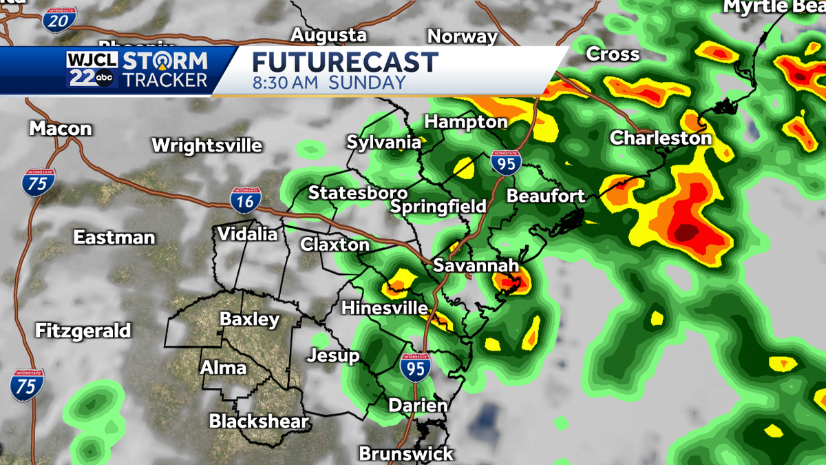 Impact Days this weekend due to heavy rain across the area
