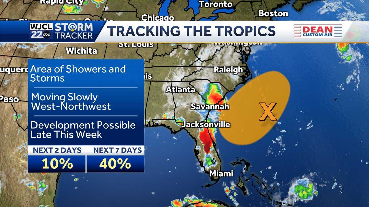 Savannah: Tracking the tropics and rain chances - WJCL