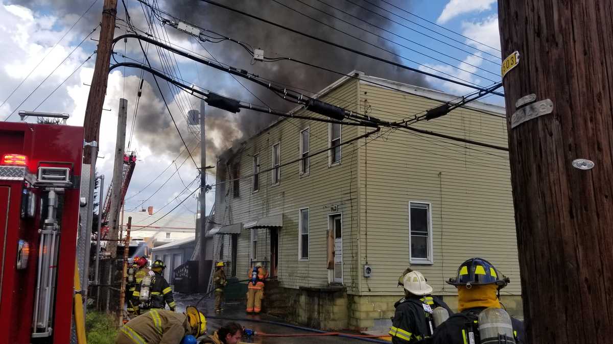 2 firefighters taken to hospital after battling fire at Glassport duplex