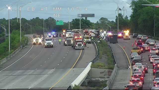 Interstate shut down for hours in Volusia County due to crash - Vimarsana News