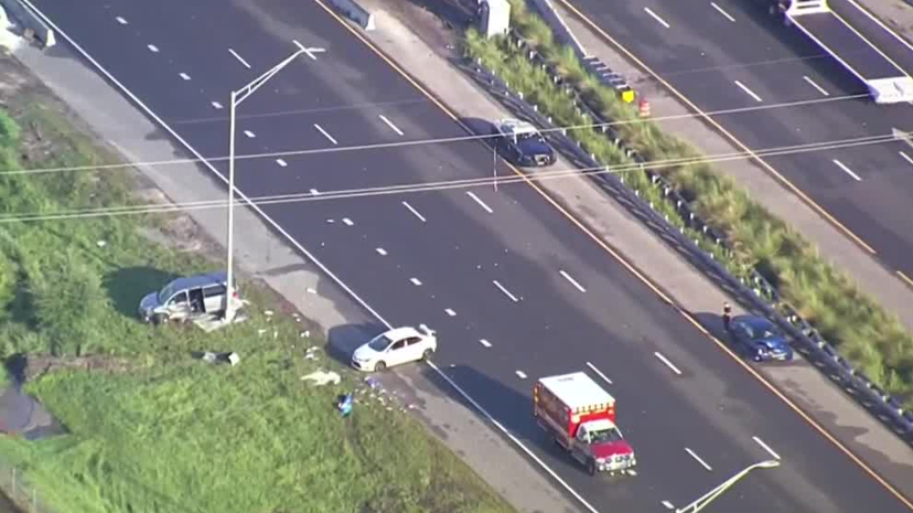 SR-408 crash: Road shut down in Orlando after deadly crash - WESH