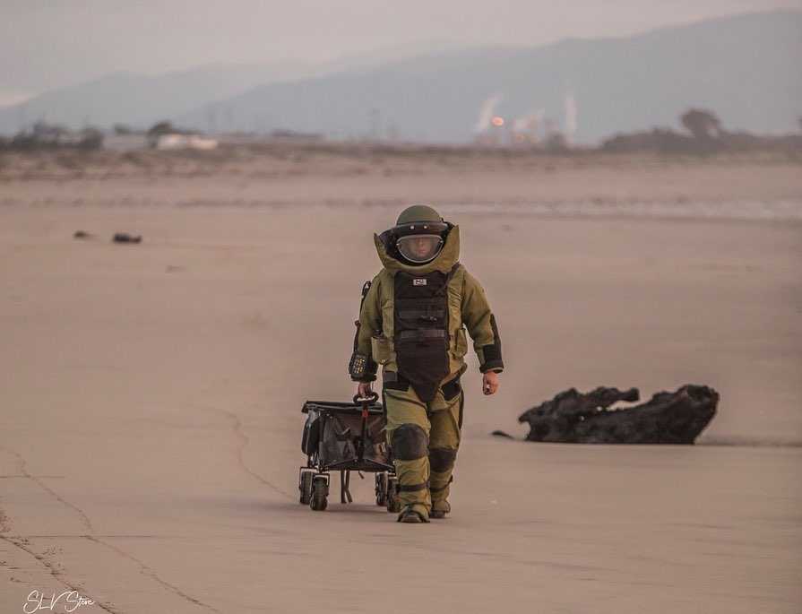 Bomb found on Santa Cruz County beach