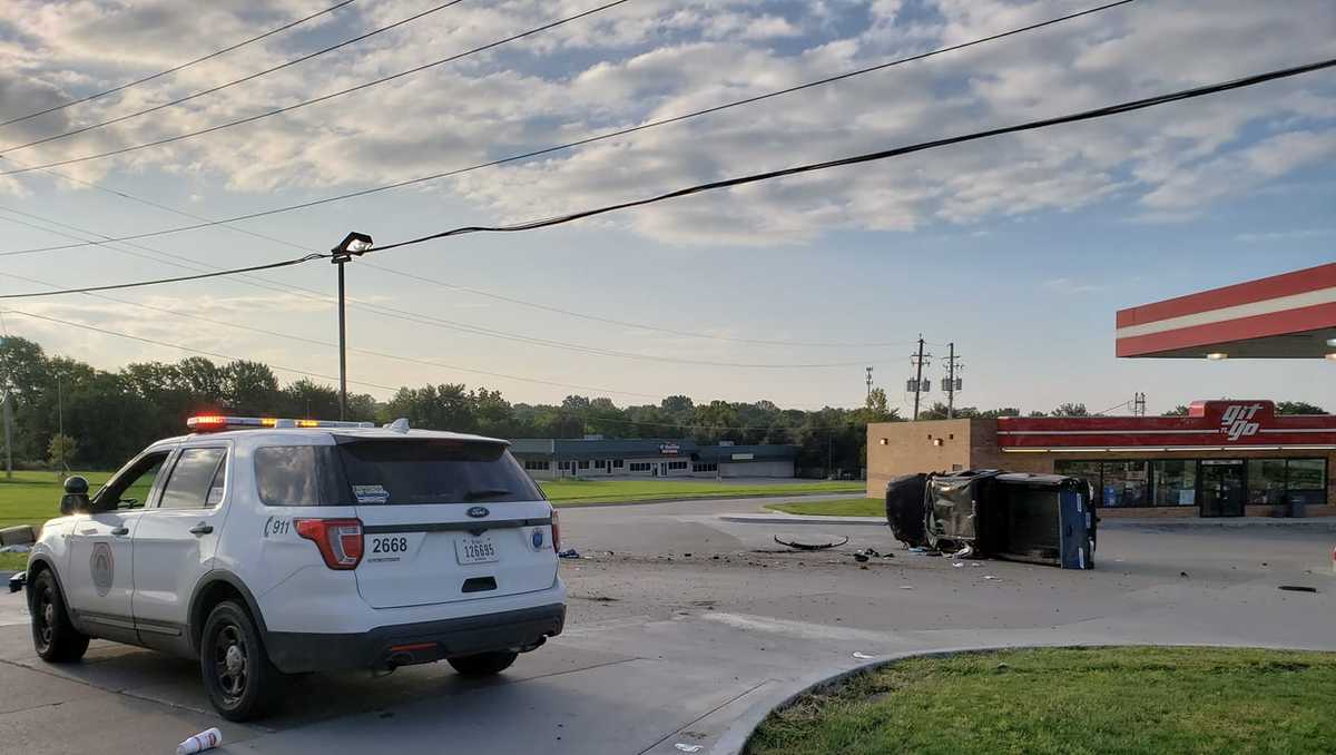Police: 2 ejected in serious crash as pickup rolls over into parking ...