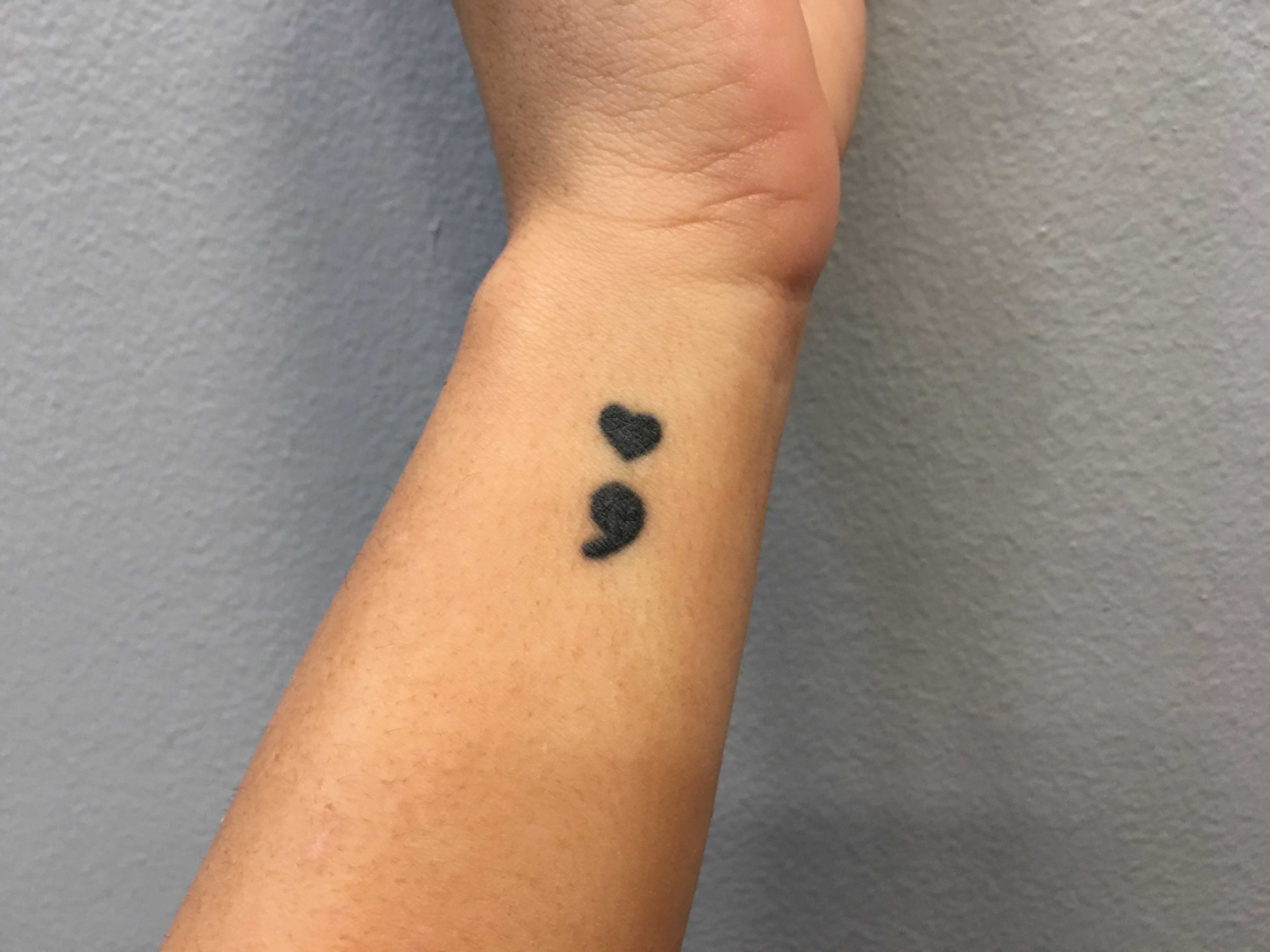 37 Unique Semicolon Tattoo Ideas and Placement