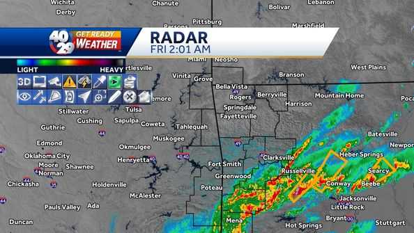 Potential for severe weather is dropping but not gone