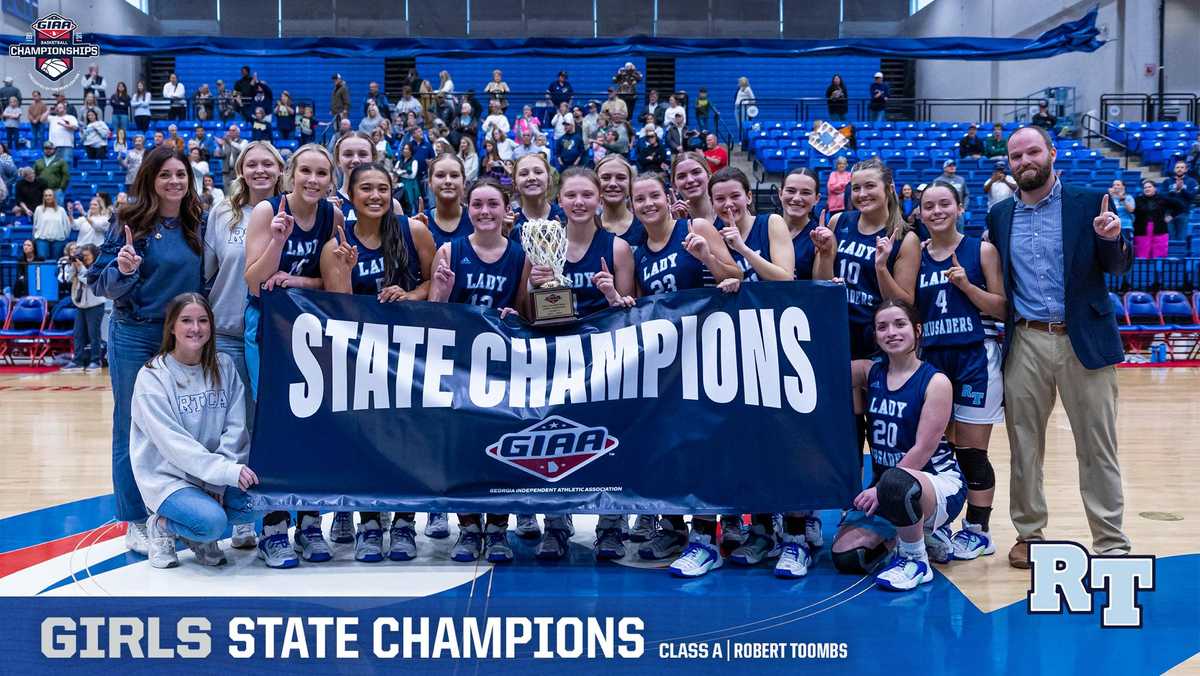 Robert Toombs Christian Academy girls basketball wins state championship