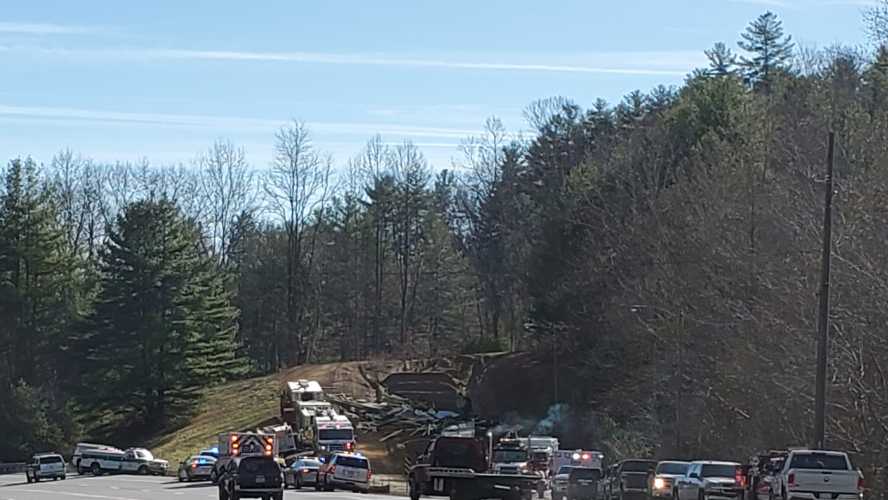 Wilkes County driver pinned in 18wheeler carrying load of lumber