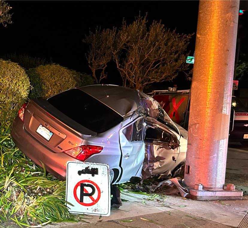 Police: Drunk Driver Loses Control, Crashes In North Salinas