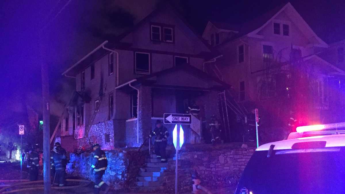 2 people die after being pulled from burning Kansas City home